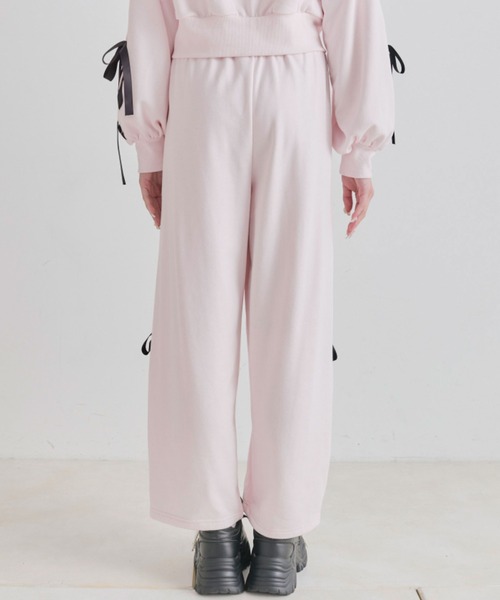 OLIVE des OLIVE（オリーブデオリーブ） ワイドパンツ スウェット 