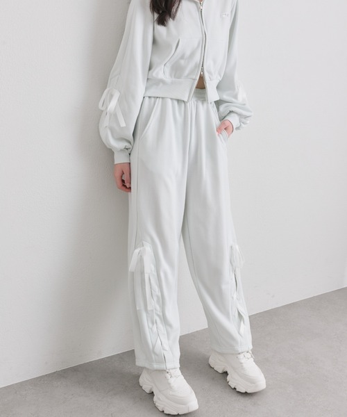 【大幅値下げ】レースアップ スウェット 白 レースアップスウェットパンツ | OLIVE des OLIVE(オリーブ デ