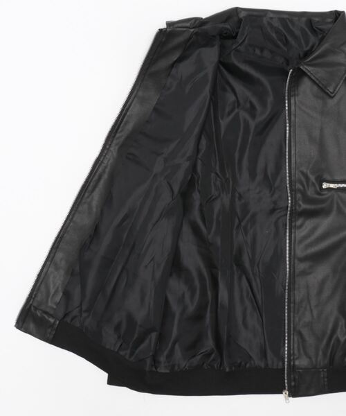 「VIBGYOR」 「burlesque」ブルゾン FREE ブラック メンズ_画像3