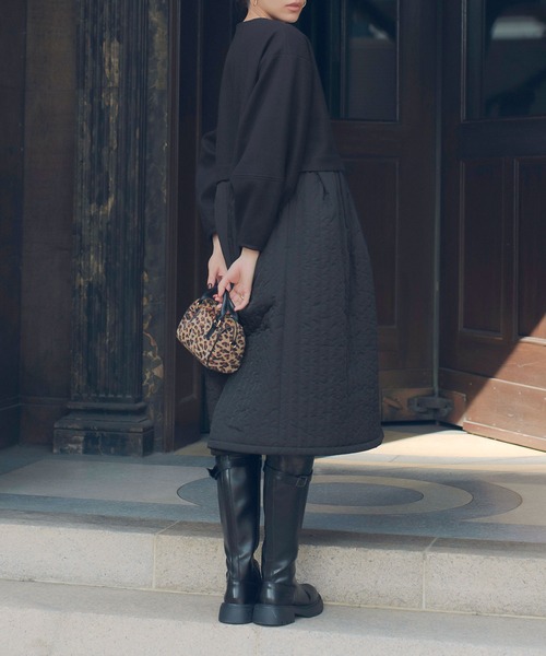 「KOBE LETTUCE」 ノーカラーコート M ブラック レディース_画像3