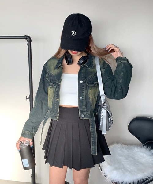 「non-hedge」 デニムジャケット FREE ブルー レディース_画像3