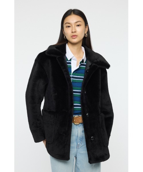 MOUSSY マウジー SHEARLING OVER ジャケット コート レザー MOUSSY マウジー SHEARLING OVER ジャケット コート レザー - メルカリ
