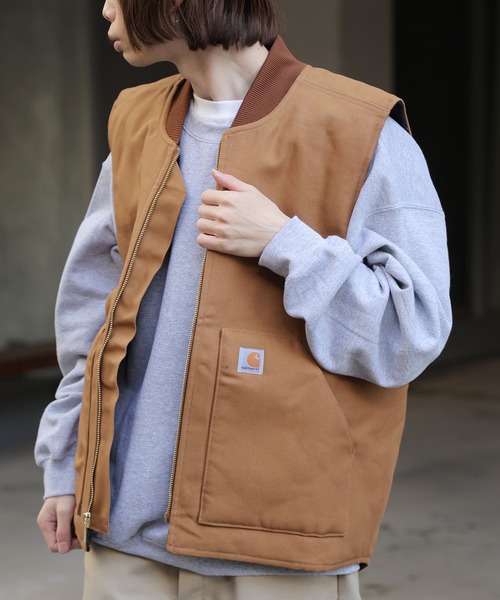 Carhartt（カーハート） ベスト M ブラウン メンズ : ZOZOTOWN Yahoo