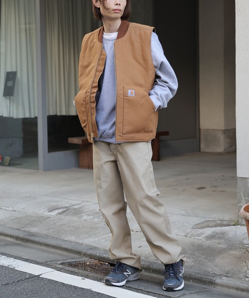 Carhartt（カーハート） ベスト M ブラウン メンズ : ZOZOTOWN Yahoo