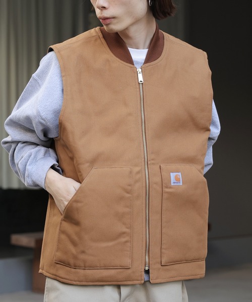 Carhartt（カーハート） ベスト M ブラウン メンズ : ZOZOTOWN Yahoo