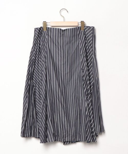 「23区」 フレアスカート 48 ネイビー レディース_画像2