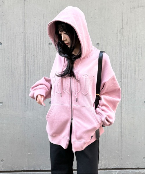 KANGOL（カンゴール） パーカー 「KANGOL」「裏起毛」別注スプレー加工