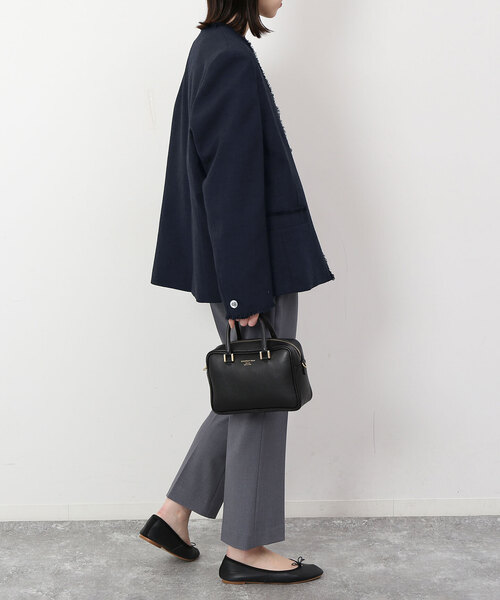 SLOBE IENA（スローブイエナ） ノーカラージャケット FREE ネイビー