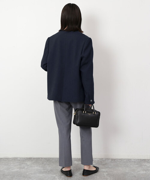 IÉNA ネイビーノーカラー　ジレ ダブルクロスノーカラージレ | イエナ(IENA) | マルイウェブチャネル