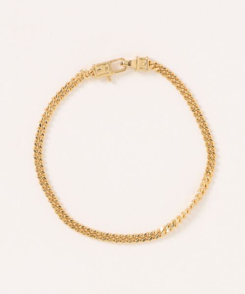 TOMWOOD ゴールド チェーンブレスレット TOMWOOD トムウッド Curb Bracelet M Gold ゴールド チェーン