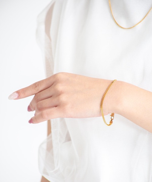 TOMWOOD ブレスレット Curb Bracelet M チェーン TOM WOOD（トムウッド） ブレスレット 「TOMWOOD(トムウッド)」Curb