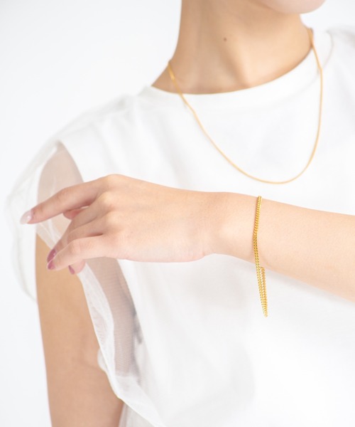 TOMWOOD 金メッキ チェーンブレスレット 楽天市場】TOMWOOD トムウッド Bo Bracelet Thick Gold ゴールド