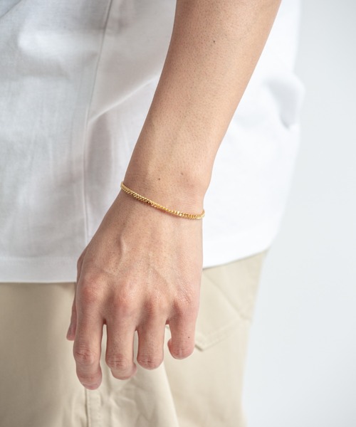 トムウッド　バングル　アクセサリー　curb chain bracelet TOM WOOD（トムウッド） ブレスレット 「TOMWOOD(トムウッド)」Curb