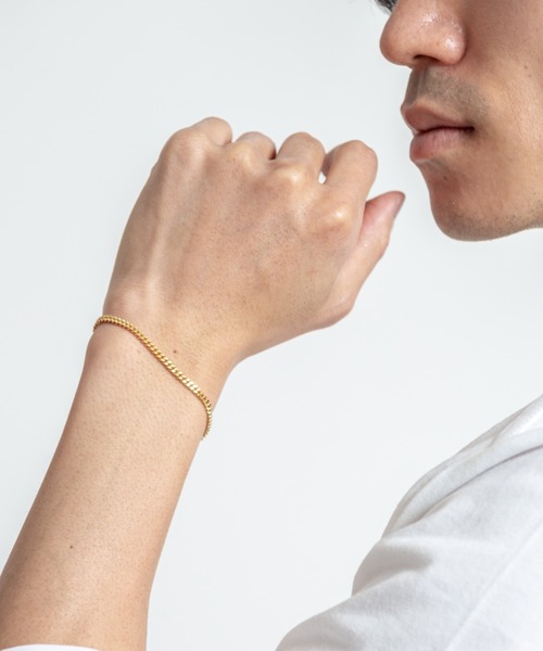 トムウッド　ブレスレット　バングル　アクセサリー　curb chain 0705 楽天市場】TOMWOOD トムウッド Curb Bracelet M Gold ゴールド