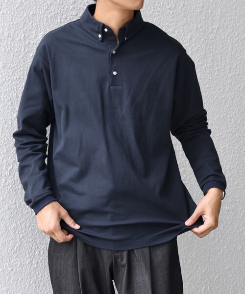 SHIPS any 「SHIPS any」 長袖Tシャツ X-LARGE ネイビー メンズ