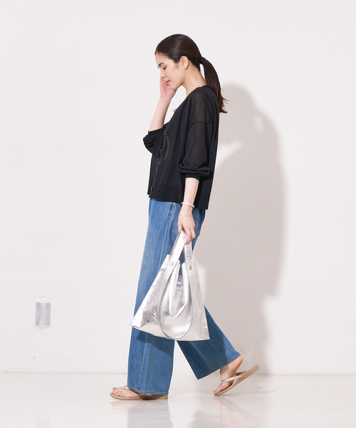 「Beau're」 トートバッグ フリー ブラック レディース_画像6
