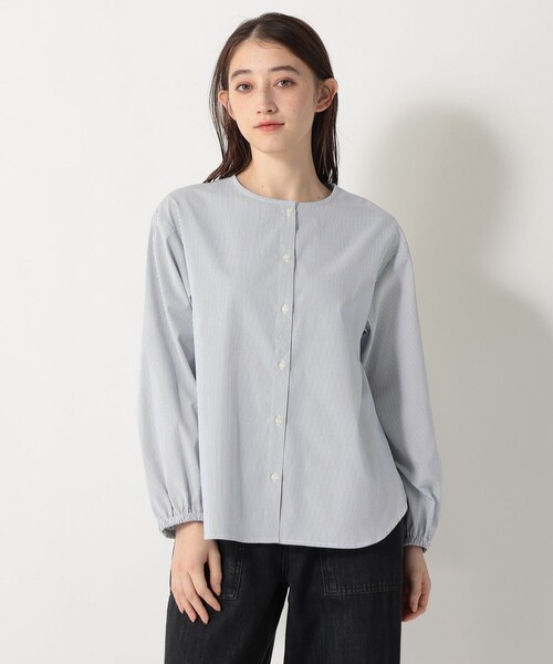 Afternoon Tea（アフタヌーンティー） ブラウス シャツ ケーブルニット