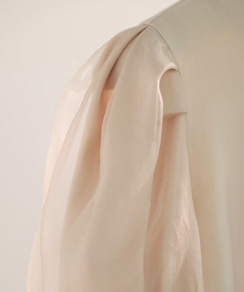 「SAISON DE PAPILLON」 長袖ブラウス L ベージュ レディース_画像5