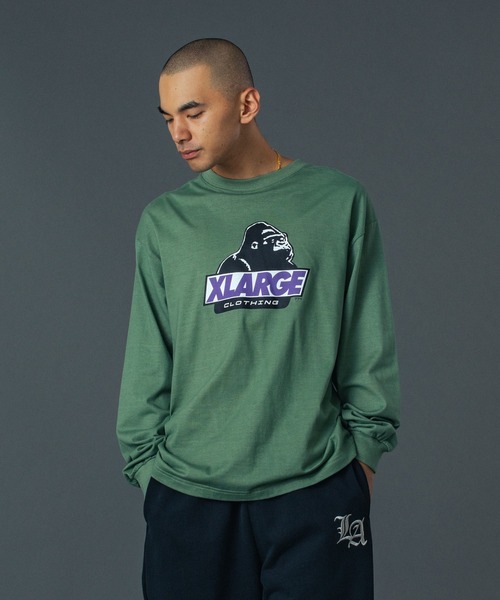 XLARGE（エクストラ ラージ） tシャツ OLD OG L/S TEE メンズ 