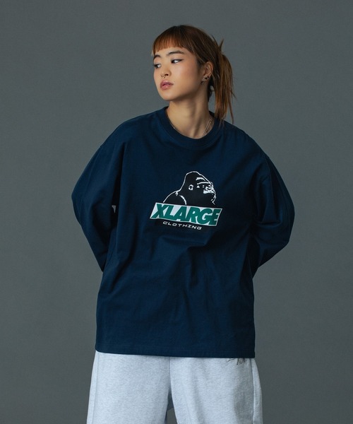 XLARGE（エクストラ ラージ） tシャツ OLD OG L/S TEE メンズ