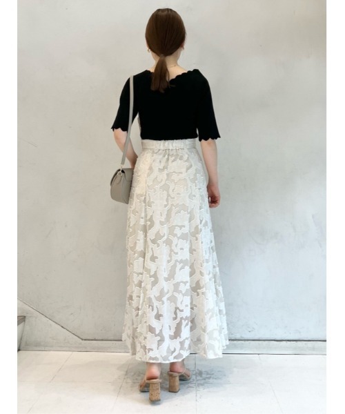 「SNIDEL」 スカート 0 ホワイト レディース_画像5