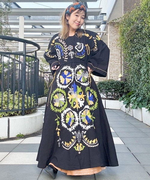 チャイハネ（CAYHANE） ワンピース 「チャイハネ」エルジャン刺繍