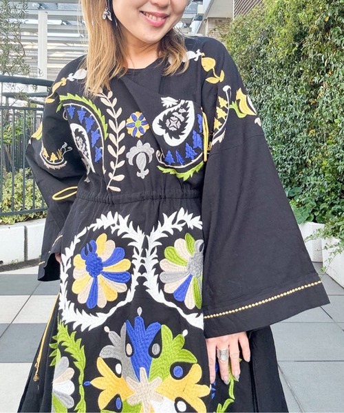 チャイハネ（CAYHANE） ワンピース 「チャイハネ」エルジャン刺繍