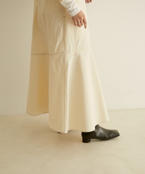 「SALON adam et rope'」 長袖ワンピース FREE ブラック レディース_画像8