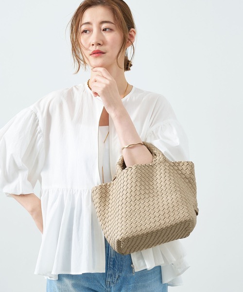 トートバッグ 「NAGHEDI」スモールトートバッグ-St Barths Small Tote レディースの画像