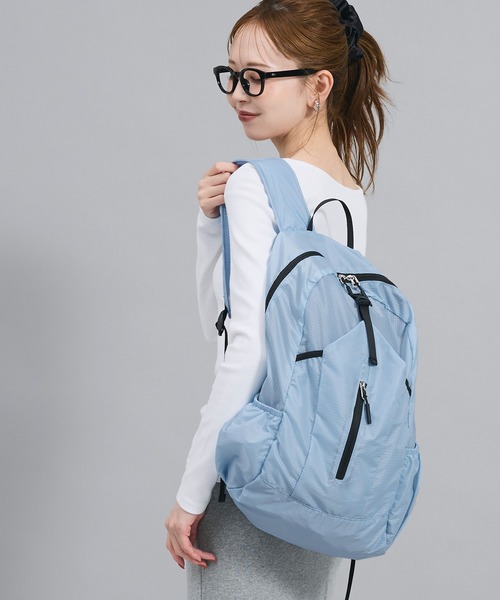 デイバック リュック ＼大人気!!／ ポケッタブル縦ファスナーバックパック「高橋愛様着用」「西山茉希様着用」 レディース メンズ | coca | 13