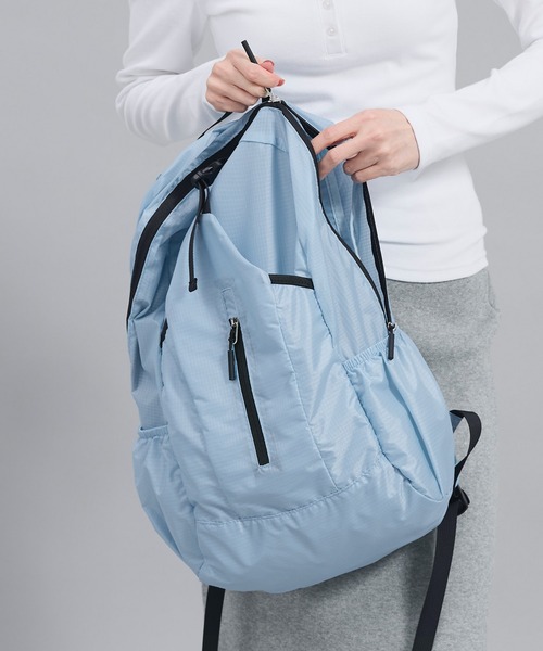 デイバック リュック ＼大人気!!／ ポケッタブル縦ファスナーバックパック「高橋愛様着用」「西山茉希様着用」 レディース メンズ | coca | 15