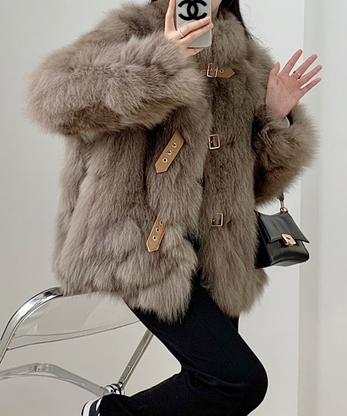 「gossip!ロサンゼルス」 ジャケット FREE ブラウン レディース_画像5