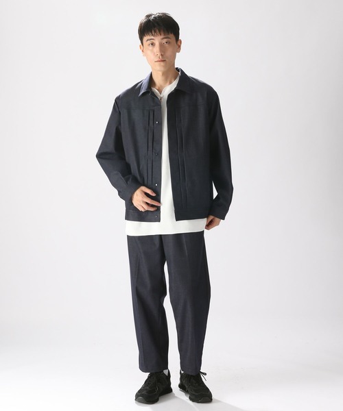 「NUMERALS」 デニムジャケット MEDIUM ネイビー メンズ_画像4