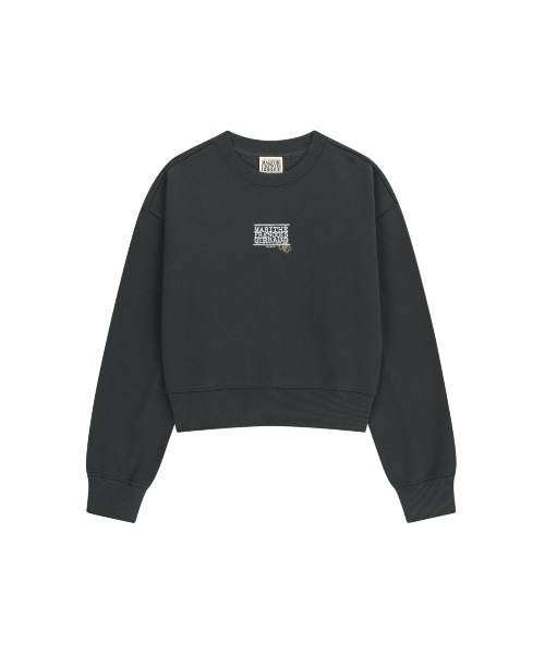 トレーナー+スウェット 12 Cropped sweatshirt zootie（ズーティー） トレーナー スウェット 「クロップド丈で大人の