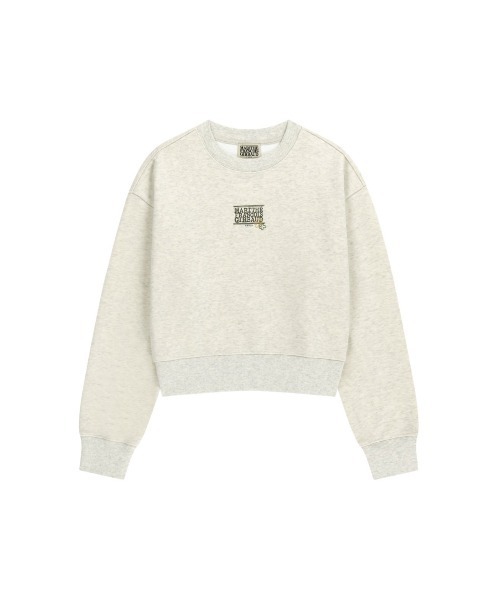 トレーナー+スウェット 12 Cropped sweatshirt lit トレーナー スウェット Cropped Sweat Pullover レディース
