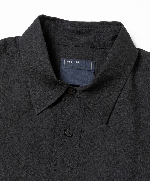 meanswhile（ミーンズワイル） シャツ Breathable Side Slit L/S SH