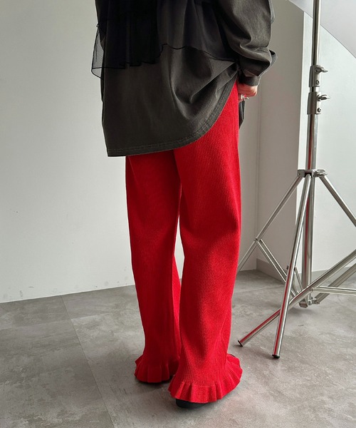 「apres jour mignon」 パンツ MEDIUM レッド レディース_画像6