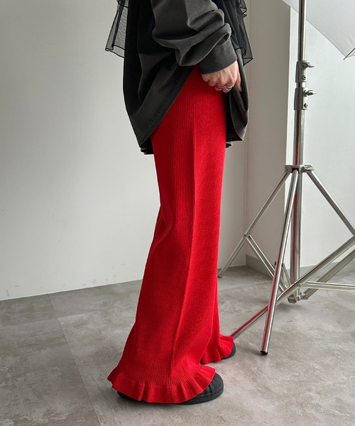 「apres jour mignon」 パンツ MEDIUM レッド レディース_画像7