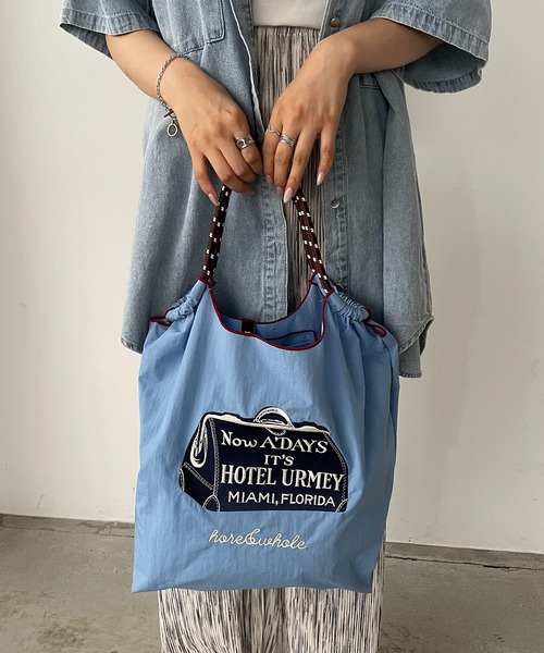 「210nouve」 「hore&whole」トートバッグ FREE シルバー レディース_画像2