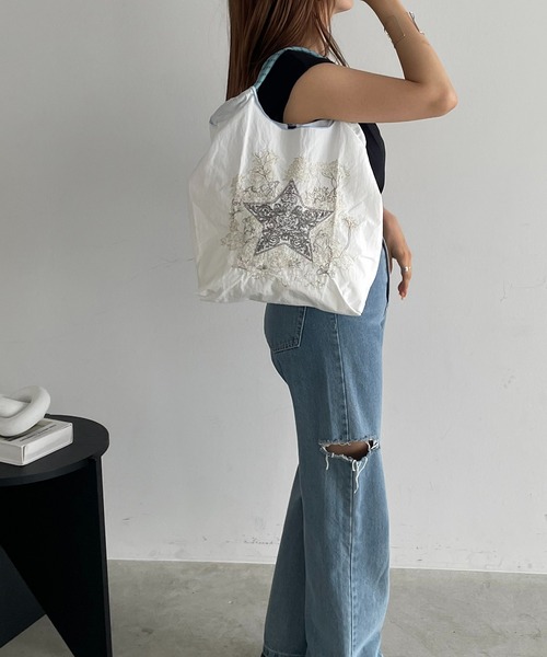 「210nouve」 「hore&whole」トートバッグ FREE シルバー レディース_画像5