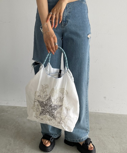 「210nouve」 「hore&whole」トートバッグ FREE シルバー レディース_画像6