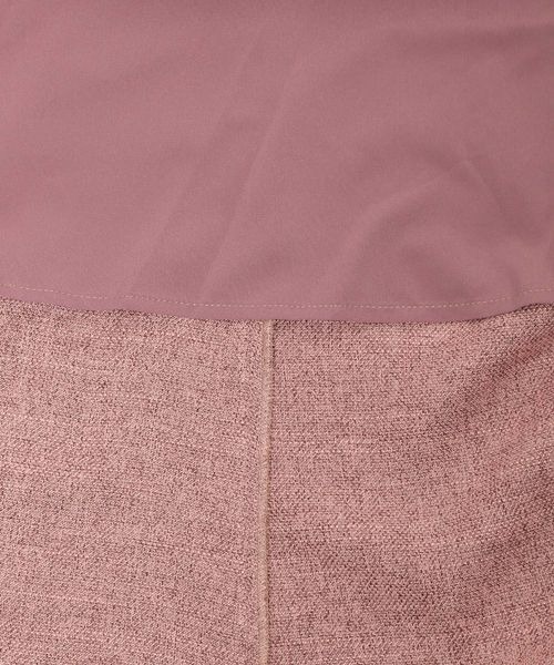 「mysty woman」 長袖ワンピース FREE チャコールグレー レディース_画像5