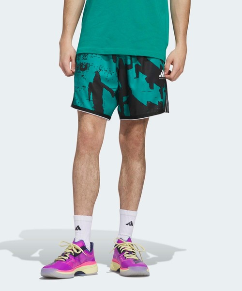 adidas（アディダス） パンツ クレイジーライト 総柄プリントショーツ