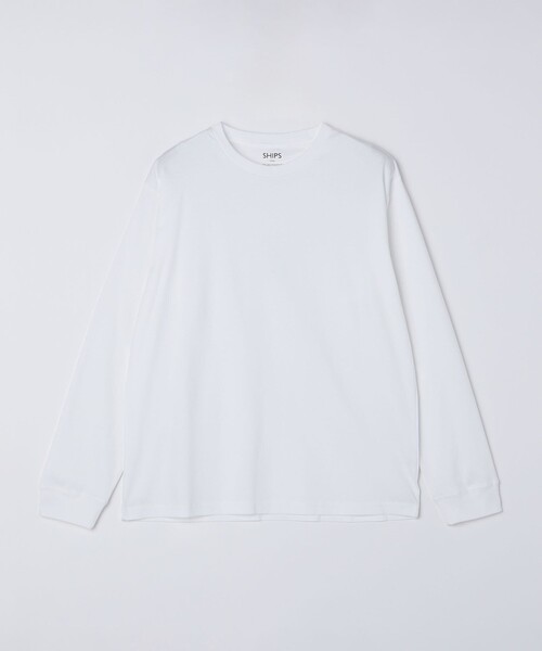 「SHIPS Colors」 長袖Tシャツ X-LARGE ライトホワイト メンズ_画像3