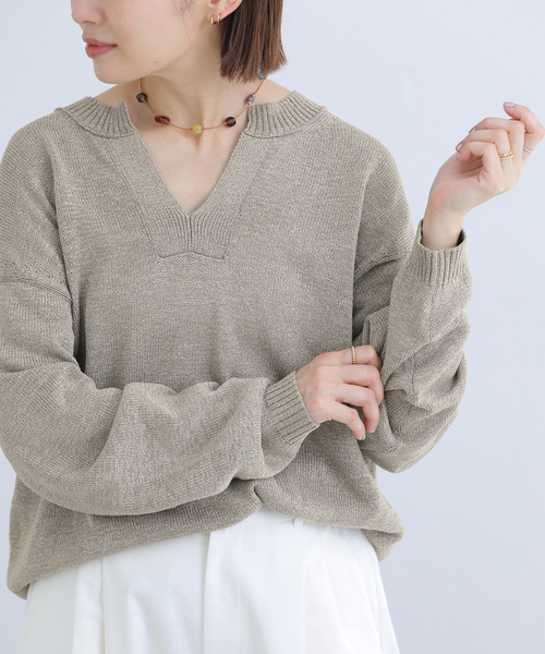 専用iena ニット IENA（イエナ） ニット セーター コットンwashiニットプルオーバー