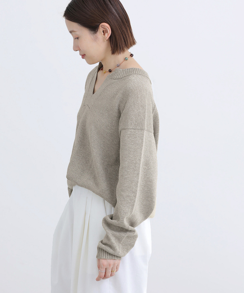 IENA（イエナ） ニット セーター コットンwashiニットプルオーバー
