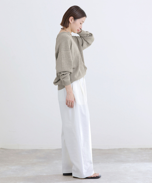 IENA（イエナ） ニット セーター コットンwashiニットプルオーバー