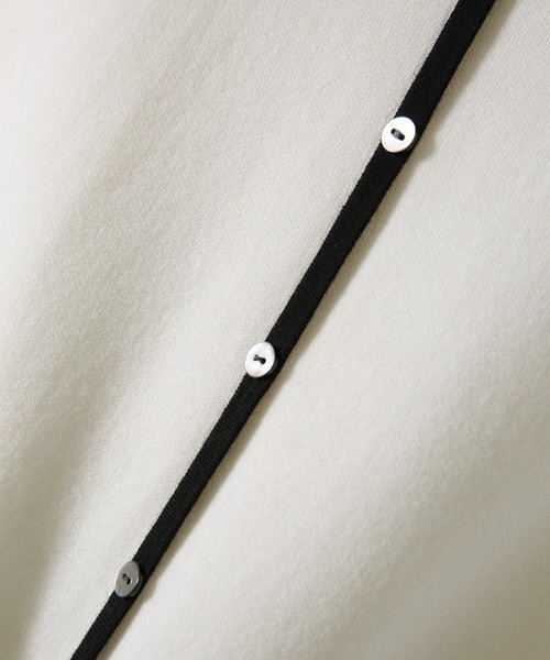 「deux amour」 ニットカーディガン FREE ホワイト レディース_画像7