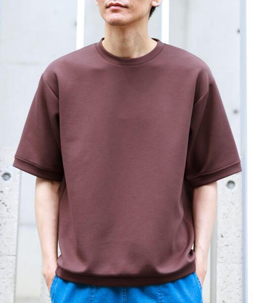 サルセーション 最新作！Round Neck T-Shirt！Sサイズ URBAN RESEARCH Sonny Label tシャツ シルキーダンボールニットTシャツ