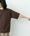 tシャツ シルキーダンボールニットTシャツ メンズの詳細画像5